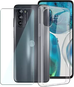 For MOTOROLA MOTO G62 CASE + TEMPERED GLASS SCREEN PROTECTOR SHOCKPROOF COVER - Picture 1 of 12