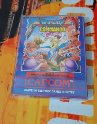 Bionic Commando (Capcom 1987) Amstrad CPC (Tape, Box, Manual) works 8-bit - Bild 1 von 4