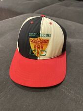 Vintage Cross Colours Snapback Baseball Hat 90s Hip Hop Rap Color Block Cap