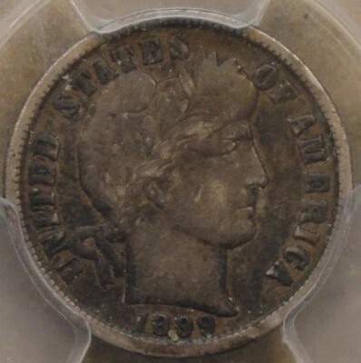 1899-O Barber Dime 10c PCGS Certified VF20 - Image 1 of 4