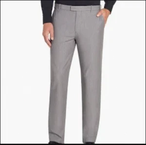 Van Heusen Sz 40X 30 Grey Flex Straight Fit Dressing Pants NWOT - Picture 1 of 3