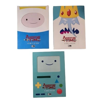 Adventure Time Series DVD Set Seasons 1-3 1 2 3 Cartoon Network - Image 1 of 4