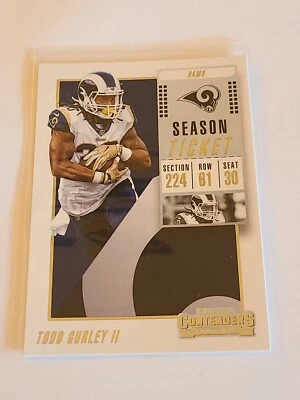 2018 Todd Gurley II Panini Contenders Season Ticket  - Image 1 of 2