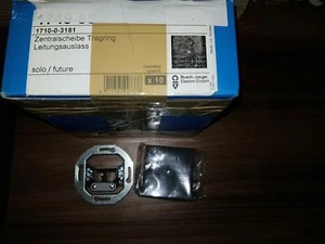 Busch Jäger 1749-85 solo/future manhatten graphit Zentralscheibe Tragring Leitun - Bild 1 von 3