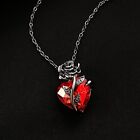 Rhinestone Necklace Glow in The Dark Personalized Gifts Hollow Heart Pendant
