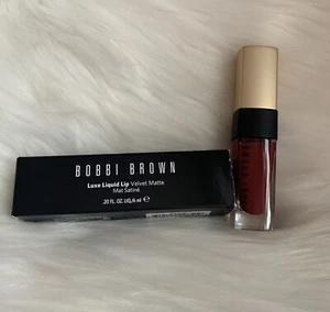 Brillo de labios mate de terciopelo líquido Bobbi Brown Luxe ~ 6 TU MAJESTAD ~ 02 oz/6 ml - Imagen 1 de 4