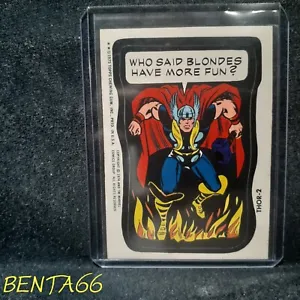 1974 1975 Topps Marvel 🔥 Comic Book Heroes Sticker Thor - 2 (A) - Picture 1 of 8