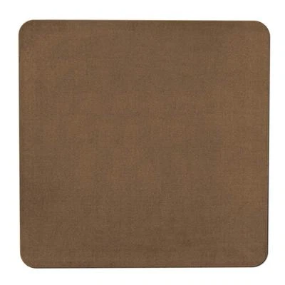 3 x 3 SKID-RESISTANT Area Rug Kitchen Carpet Floor Mat TOFFEE BROWN - Image 1 of 4