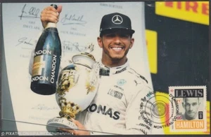 CANADA # 2997.2 - FORMULA 1 LEWIS HAMILTON POSTAGE STAMP on SUPERB POSTCARD #2 - Picture 1 of 1