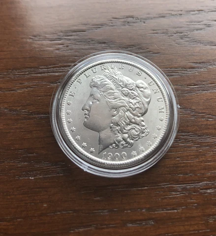 1900-O MORGAN SILVER DOLLAR IN AU CONDITION !!! Cover