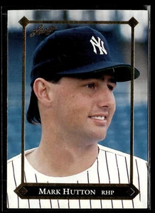 1992 Leaf Mark Hutton #BC-6 Gold Rookies New York Yankees - Picture 1 of 2
