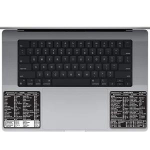 TEACHUCOMP Mac OS + Teclado Word Excel Atajos Pegatinas Entrenamiento Tutorial Ayuda - Imagen 1 de 9