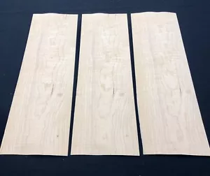Hickory Figured Wood Veneer. 3 Sheets of Select Grade (24” x 7.5”) 3.5 Sq Ft - Picture 1 of 3