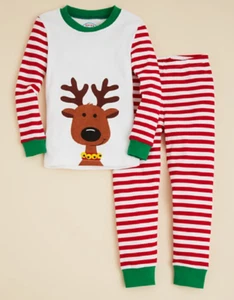 Sara's Prints Boys' Rudolph Pajama Set ,Multi Color, Size 4, MSRP $36 - Picture 1 of 2
