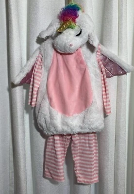 Nice Toddler Girls Unicorn Halloween Costume, 12 / 18 Months With Under suit EUC - Image 1 of 4