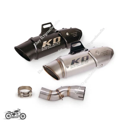 Tubo de conexión de escape medio deslizable silenciador escape para Honda CBR1000RR 2017-2025 Foto 1 de 4
