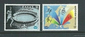 GREECE 1981 - Set of 2 - ATHLETIC CHAMPIONSHIPS - SG 1550 & 1551 - Mint MNH - Picture 1 of 1