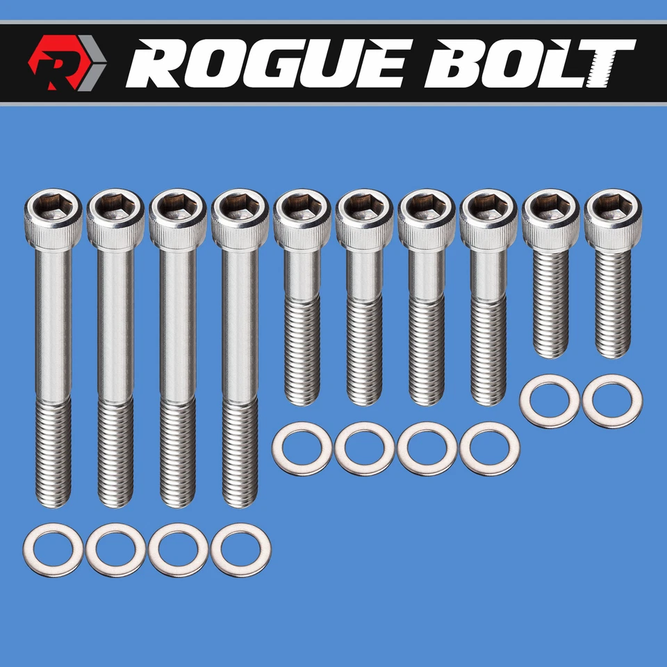 KIT PERNOS BOMBA AGUA FORD 351C 351M 400M ACERO INOXIDABLE 2V 4V CLEVELAND CJ HO Foto 1 de 1