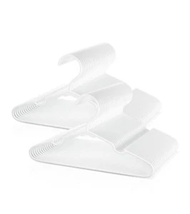 Kids Hangers 50 Pack Premium Plastic Baby Hangers Clothes of Children Toddler... - Picture 1 of 6