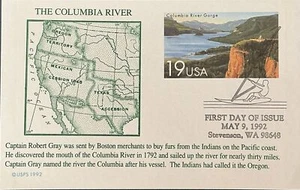 KMC Venture UX164 Columbia River Gorge Washington Postal Card - Picture 1 of 1