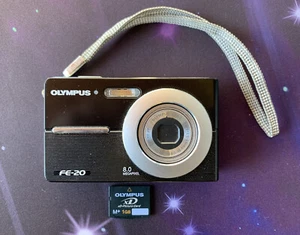 Olympus FE-20 Compact Digital Camera 8MP with SD Card Untested - Picture 1 of 4