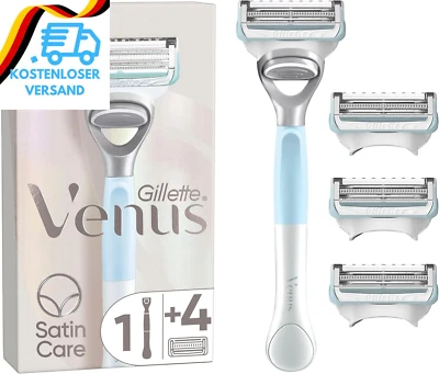 Gillette Venus Satin Care Rasierer Damen Für Den Intimbereich, Damenrasierer Mit