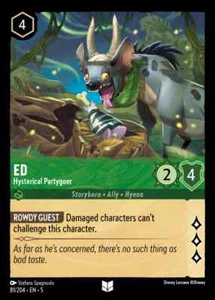 Ed - Hysterical Partygoer (081) Shimmering Skies Disney Lorcana - Picture 1 of 1