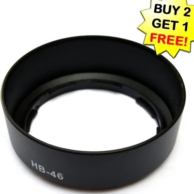 HB-46 Lens Hood for Nikon AF-S DX NIKKOR 35mm f/1.8G F1.8G HB46 D90 D300 - Image 1 of 2