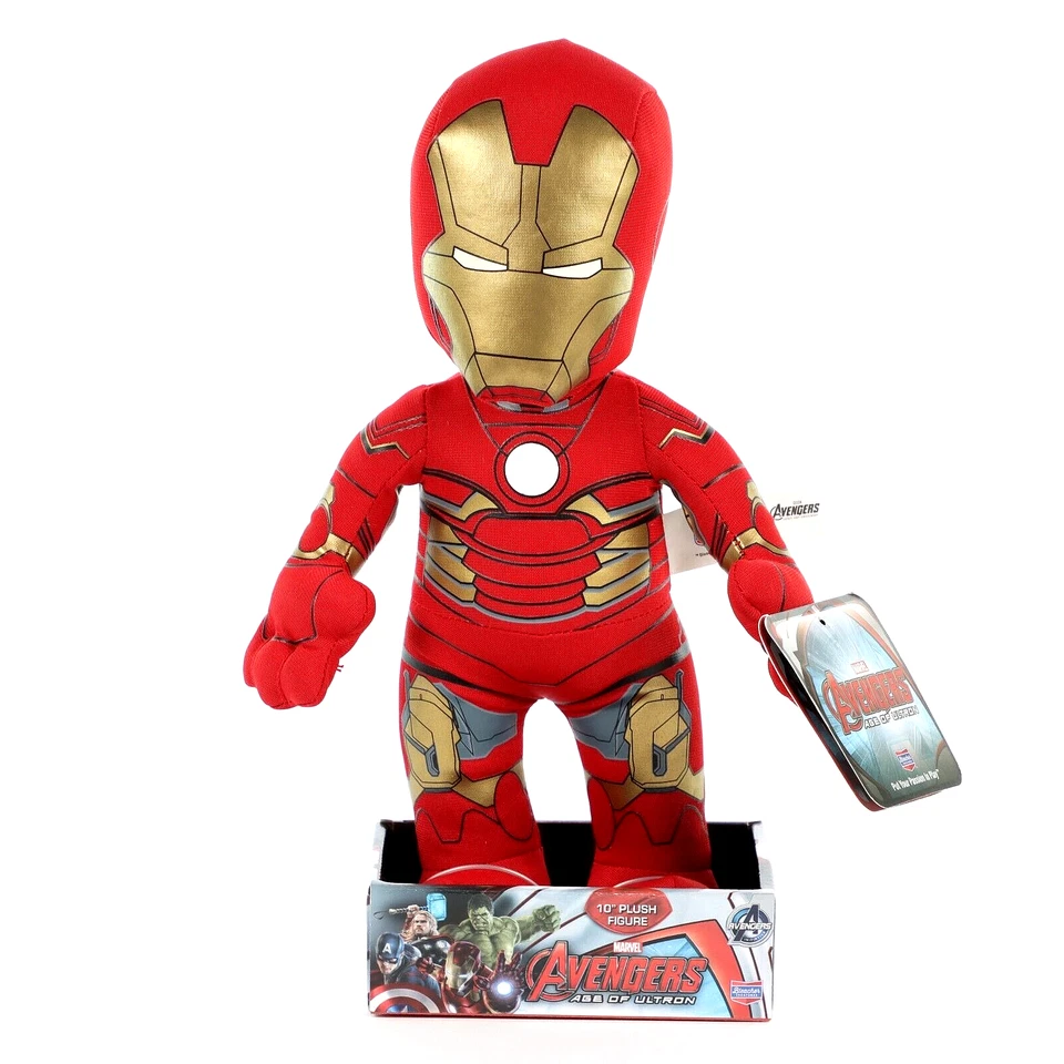 Peluche Marvel Avengers Iron Man 10" Robert Downey Jr. Bleacher Creatures 2015 Foto 1 de 4