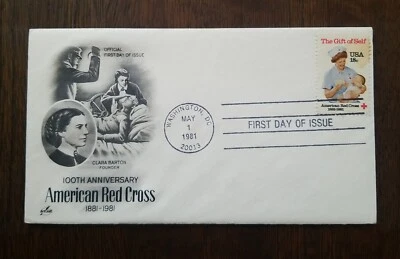 US FDC # 1910 American Red Cross 1981. - Image 1 of 4