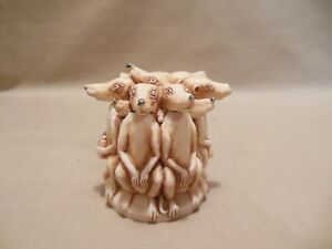 Harmony Kingdom Meerkats "All Angles Covered" Resin Box Figurine Nr