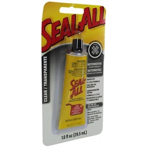 1 oz Seal-ALL Quick Set Clear Contact Gas & Oil-Resistant Automotive Adhesive - Picture 1 of 3
