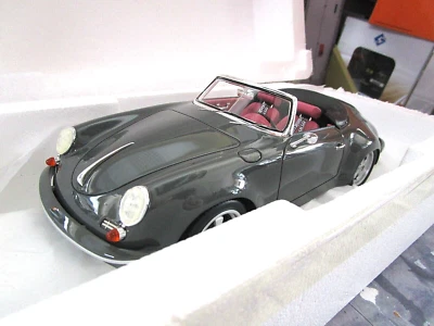 PORSCHE 356 Speedster 3000 RR Turbo Röhrl grigio grigio Charity Collection Spec 1:18 - Immagine 1 di 4