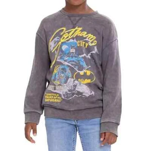 DC Boys Mineral Washed Crewneck Pullover Size XL Gray - Picture 1 of 3