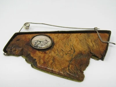 Precioso arte de pared de piedra pulida de madera hecho a mano  Foto 1 de 4