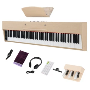 GPP-107 88 Key Full Size Semi-Weighted Standard Keyboards Wooden Digital Piano - Picture 1 of 8