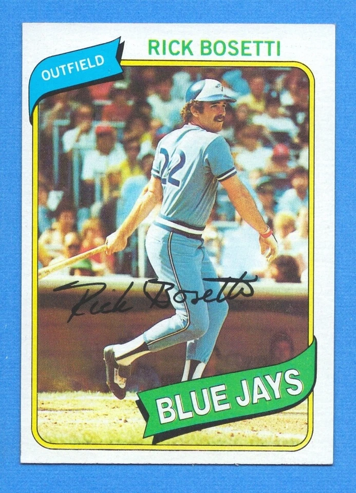 1980 Topps #277 Rick Bosetti NM+ Blue Jays - Image 1 of 1