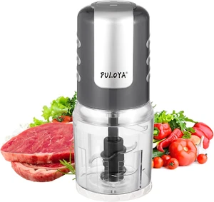 Mini Food Processor 2 Cup Small Electric Food Chopper 2 Speed for Vegetables, Me - Picture 1 of 12