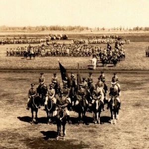 Vintage 1920's Military 3rd Engineers Photo - Soldiers Parade Grounds Ft. Kapuze - Bild 1 von 2