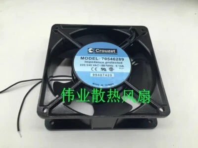 Ventilador de refrigeración Crouzet 70546289 220-240V 0,14A 12038 12 cm caja de 2 hilos Foto 1 de 3