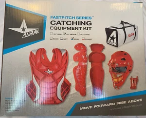 All-Star Fastpitch Series CKW13.5PS Intermediate Catcher's Gear Set - Royal - Picture 1 of 4
