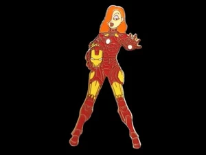 Pin de fantasía - Disney Jessica Rabbit como los Vengadores IRON MAN LE50 - Imagen 1 de 2