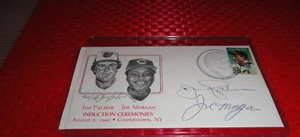 Jim Palmer & Joe Morgan Autographed August 5, 1990 First Day Cover - Picture 1 of 5