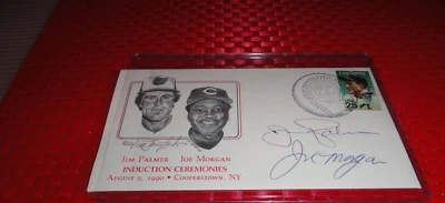 Jim Palmer & Joe Morgan Autographed August 5, 1990 First Day Cover - Image 1 of 4