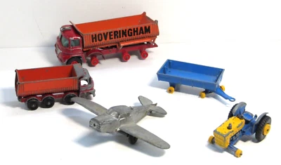 Lot Of  Vintage Tootsie  Piper Cub Plane Tractor Dump truck trailer Parts - #C - Image 1 of 4