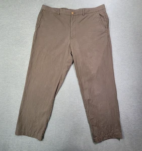 Pantalones Tommy Bahama Para Hombre 38x30 Marrón Relajado Pierna Recta Elastizados Tencel Lyocell - Imagen 1 de 10
