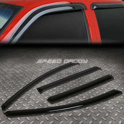 FOR 07-15 MAZDA CX9 CD3 SMOKE TINT WINDOW VISOR SHADE/SUN WIND/RAIN DEFLECTOR - Image 1 of 4