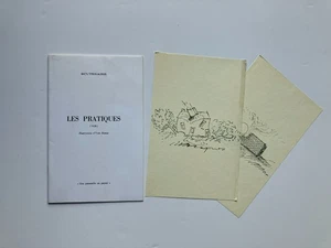 Louis SCUTENAIRE " Les pratiques " E.O. NUM. 1/20 Vergé SIGNé Yves Bossut, 1971 - Picture 1 of 2