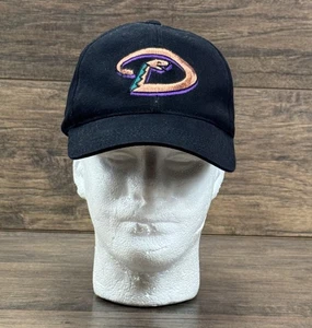 Gorra de béisbol vintage Arizona Diamondbacks correa ajustable negra MLB - Imagen 1 de 7