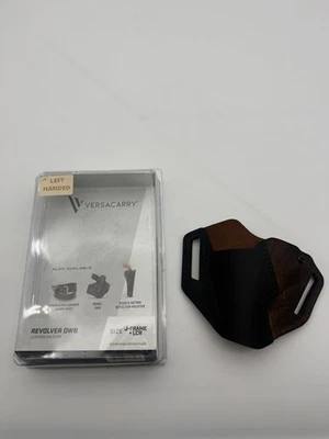 Versacarry револьвер OWB черный и коричневый кожаный кобура J-FRAME + LCR левой рукой новый - Изображение 1 из 4